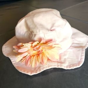 Jamie Rae Flower Summer Hat Toddler Girls 12-24M